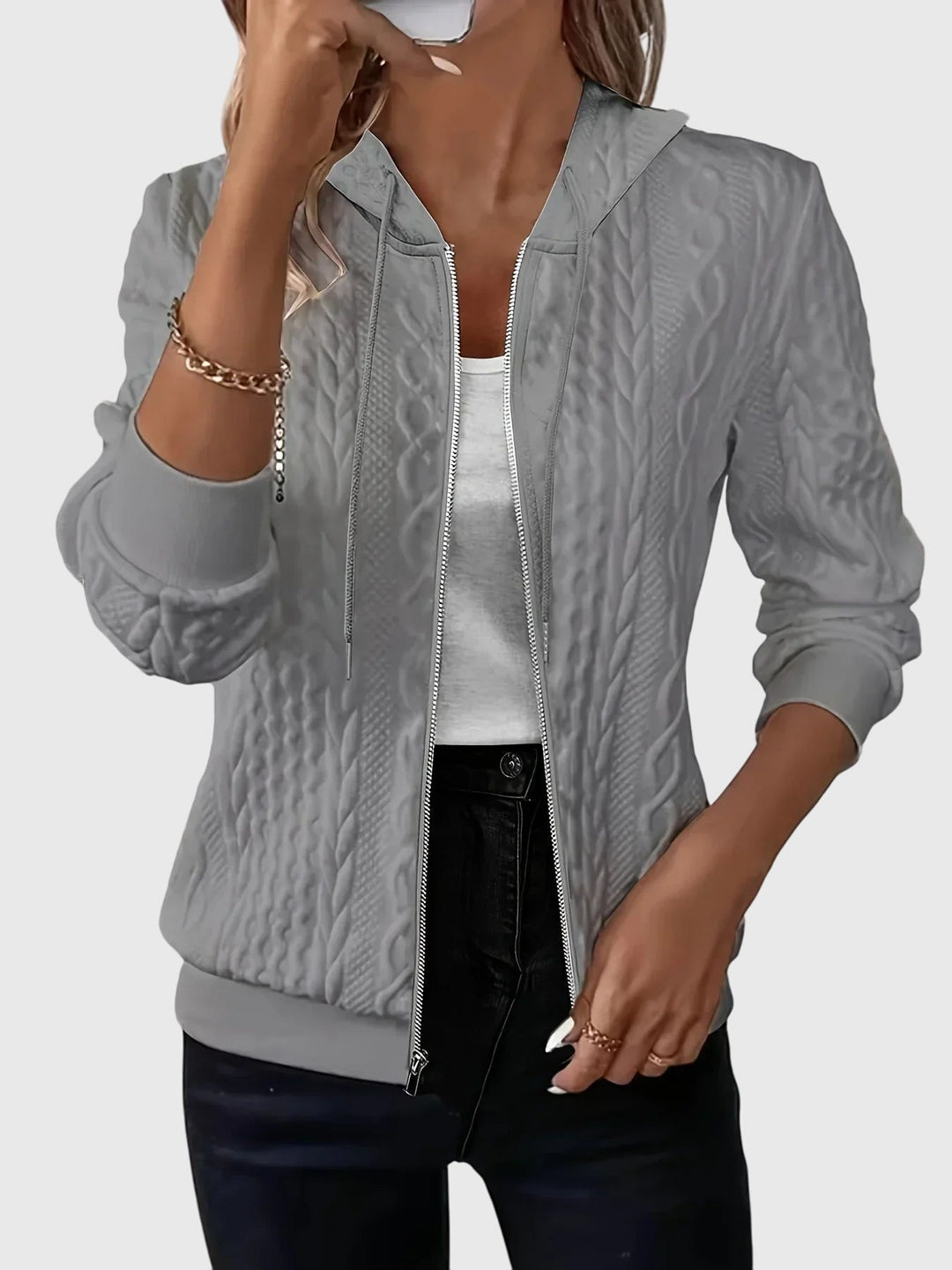 Jenna | Ženskamajica s patentnim zatvaračem