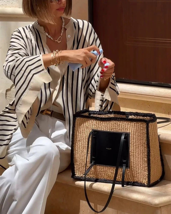 Košulja s prugama elegantnog stila