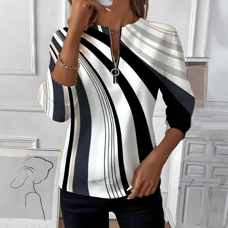 Duge Rukave Vintage Casual Majica za svakodnevno nošenje