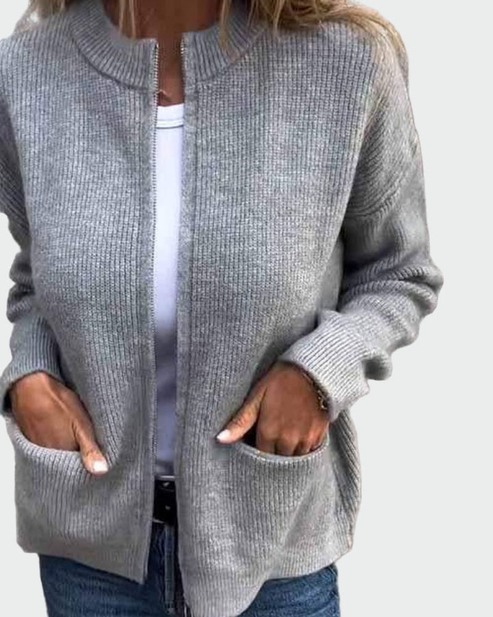 Pleteni pamukasti kardigan