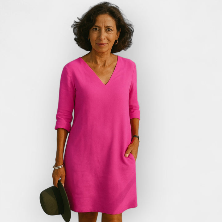 Ljetna haljina s prozračnim stilom