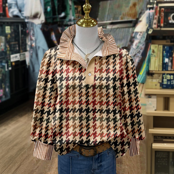 Vintage Casual Bluza za udoban i stiliziran svakodnevni izgled