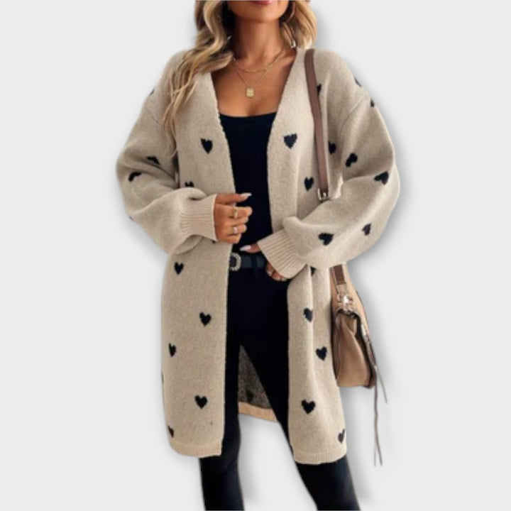 Julija - Kardigan s motivom srca