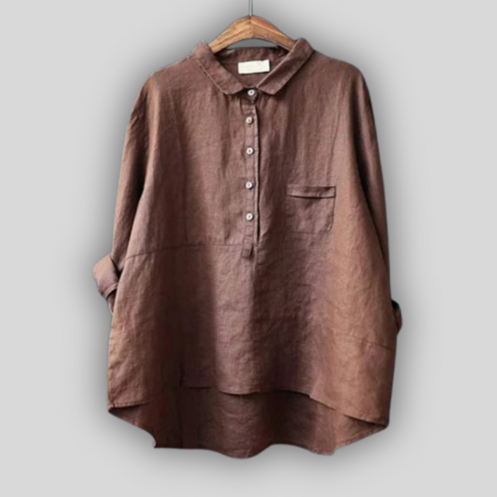 Zelena Lina bluza jednostavnost