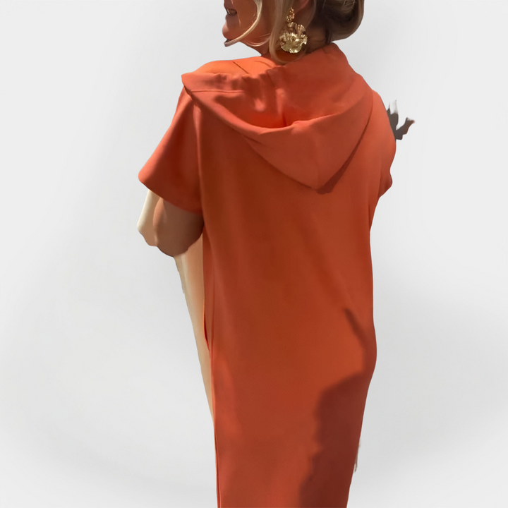 Dnevna haljina s kapuljačom