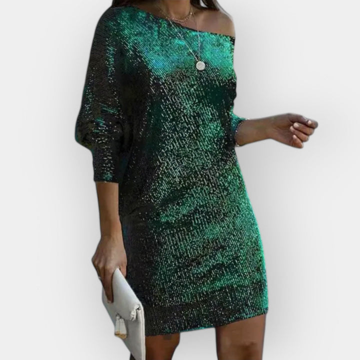 Haljina za večernji izlazak s perlama