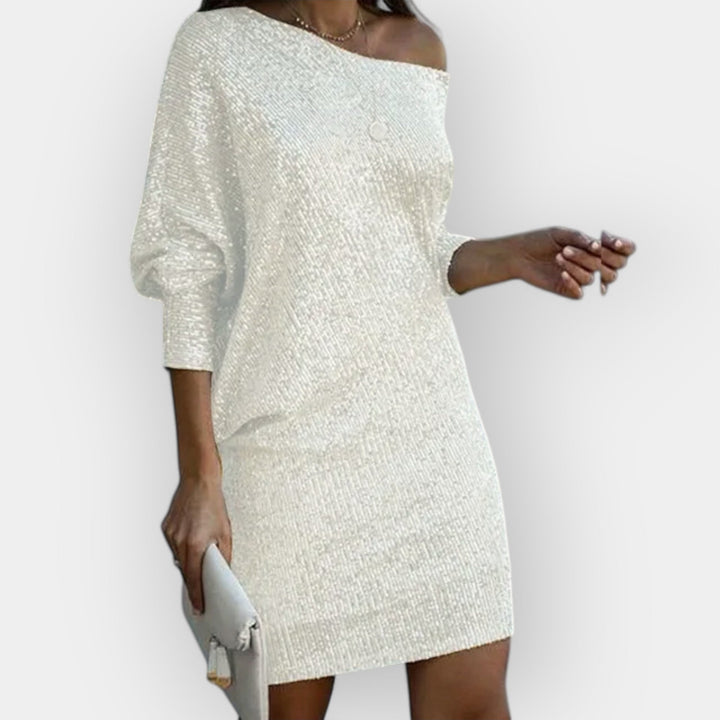 Haljina za večernji izlazak s perlama