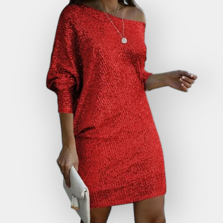 Haljina za večernji izlazak s perlama