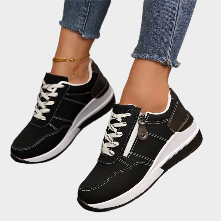 Ortopedske cipele s patentnim zatvaračem i debelom potplatom