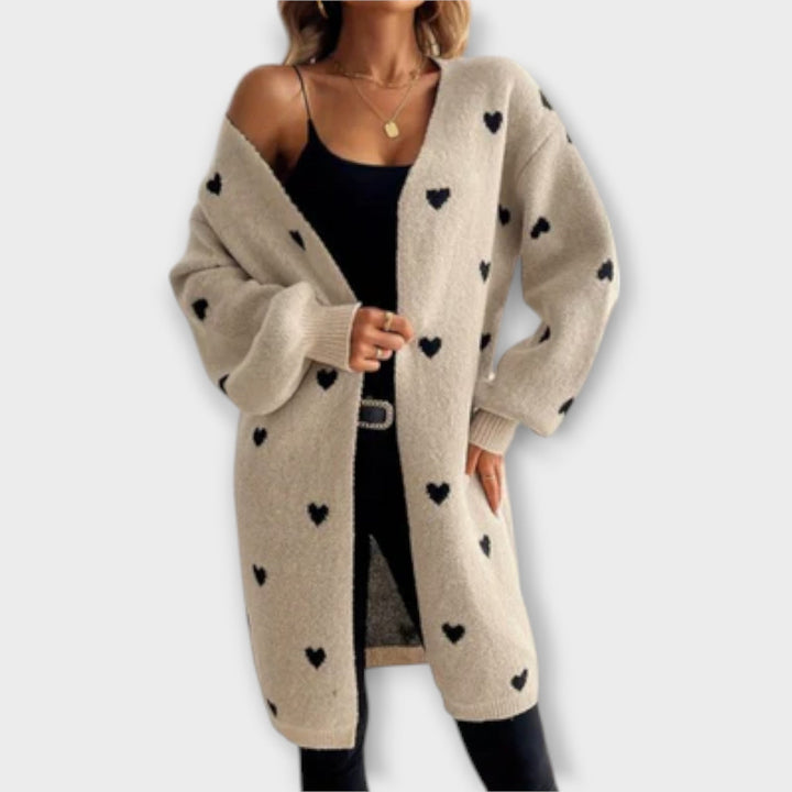 Julija - Kardigan s motivom srca