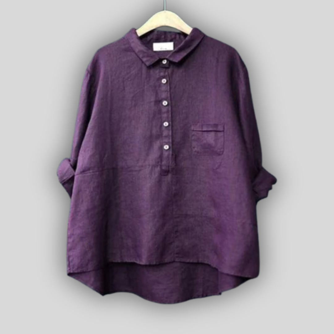 Zelena Lina bluza jednostavnost