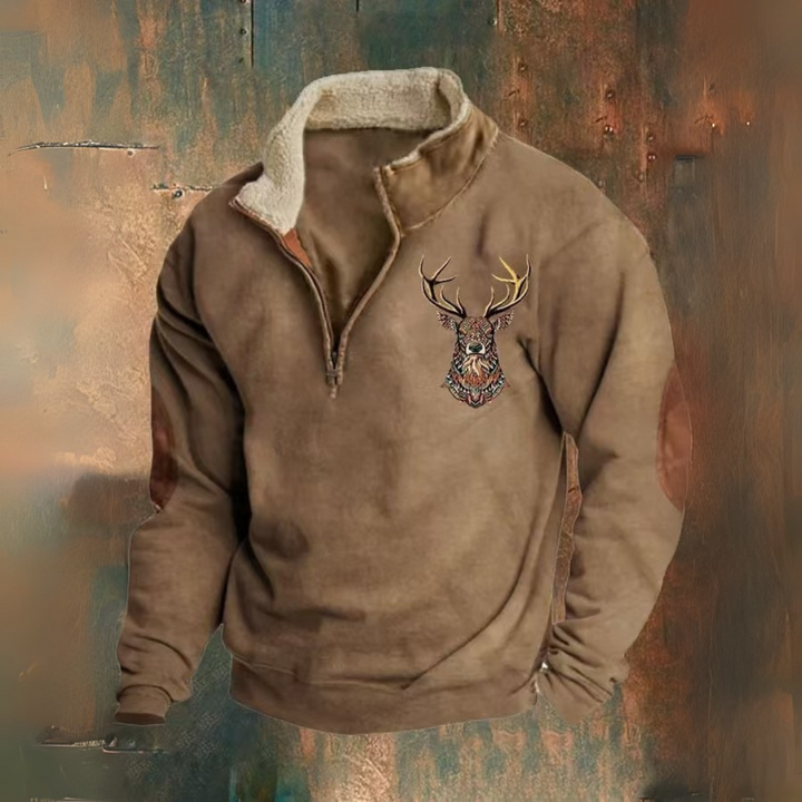 PAOLO™ | Pulover s četvrtim zipom za udobnost i eleganciju