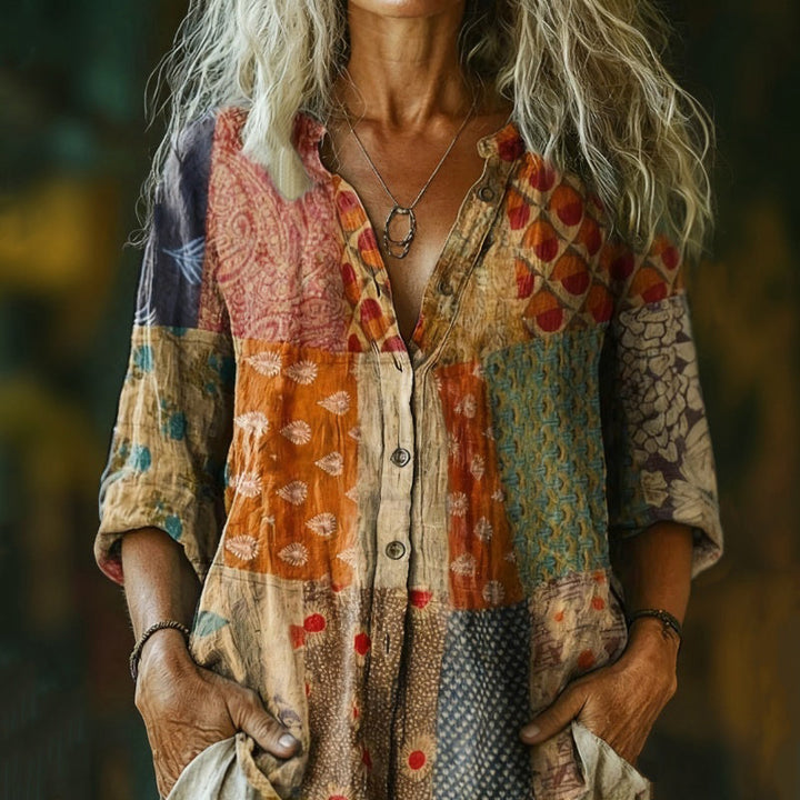 Vintage Casual Košulja za Svakodnevno Nošenje