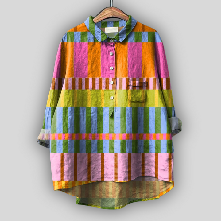 Lagana bluza 'Ljetni mozaik'