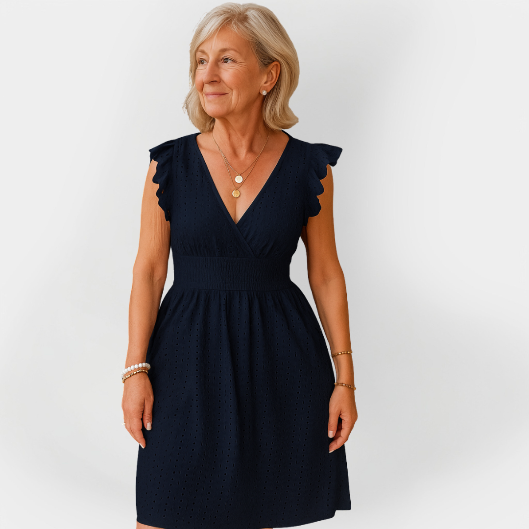 Očaravajuća haljina s nabranom strukom