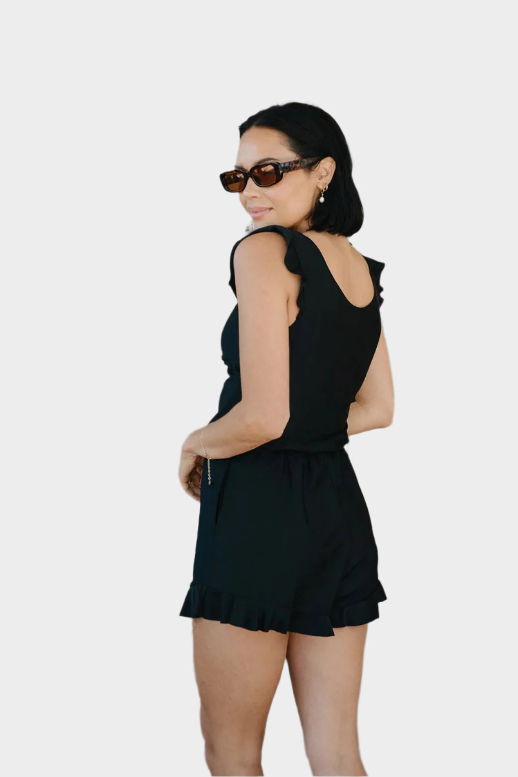 Kupaći kostim s volanom i podrškom za grudi