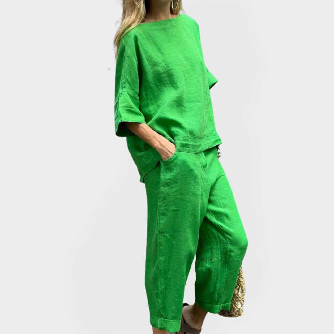 Komplet haljina s prirodnim uzorcima