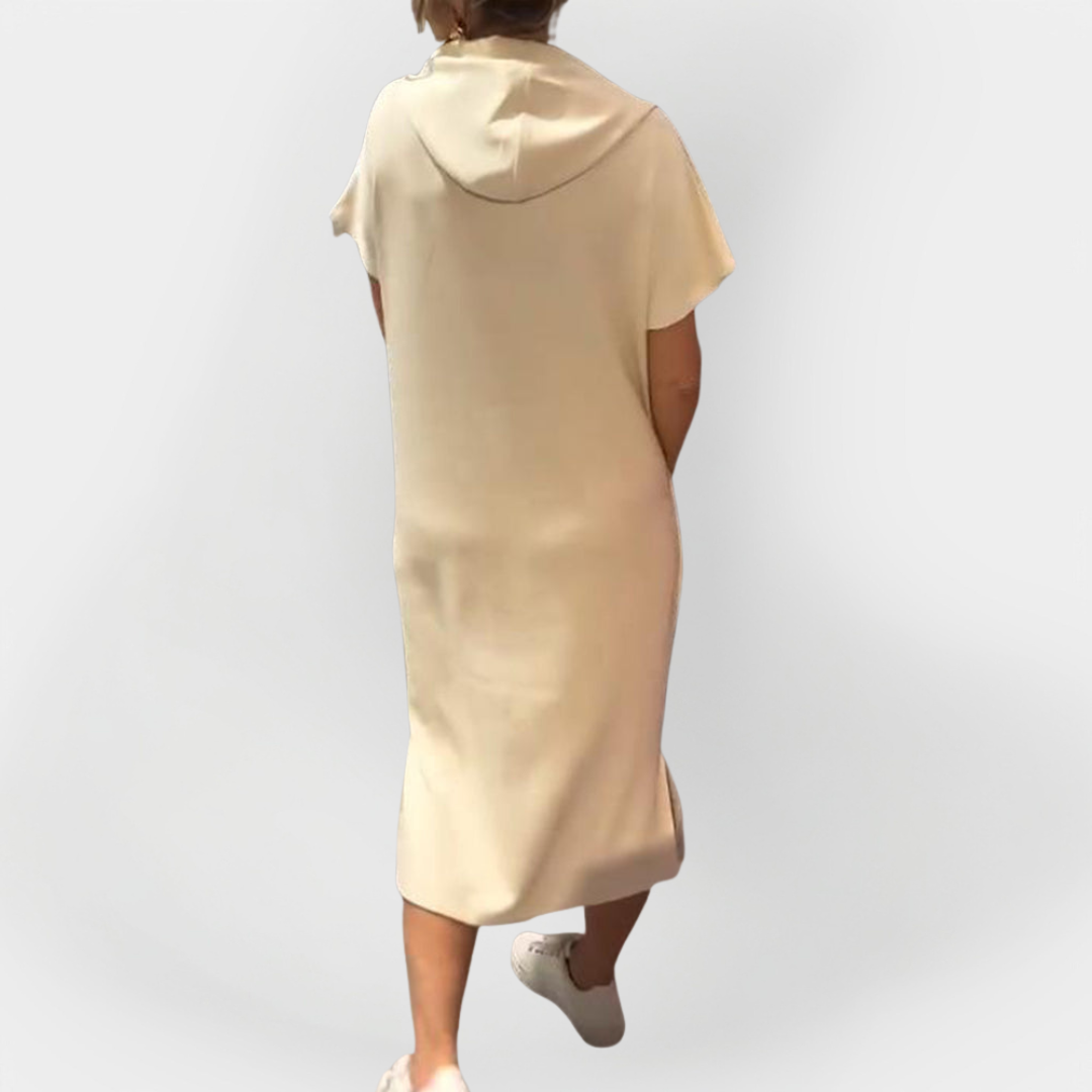 Dnevna haljina s kapuljačom