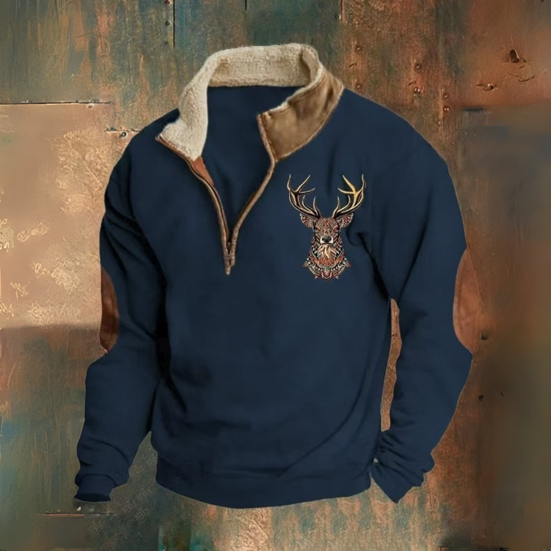 PAOLO™ | Pulover s četvrtim zipom za udobnost i eleganciju