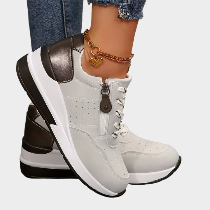 Ortopedske cipele s patentnim zatvaračem i debelom potplatom