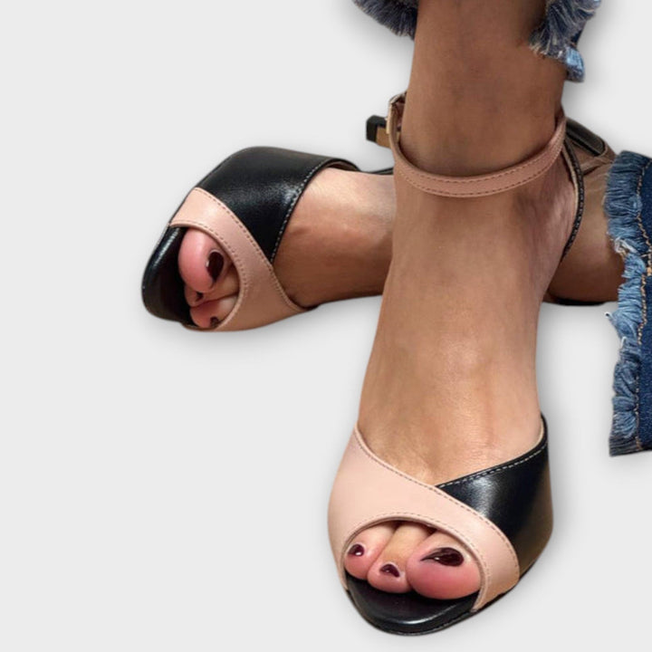 Dvobojna roze elegancija