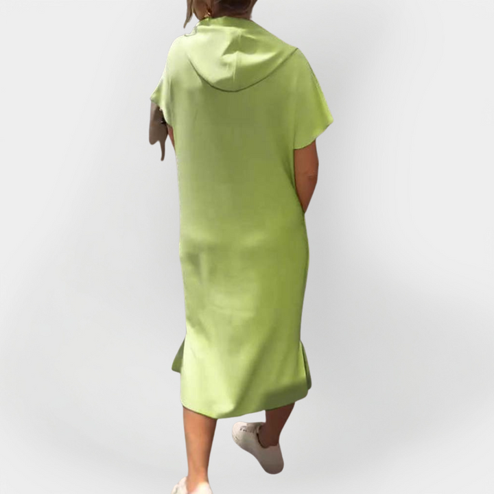 Dnevna haljina s kapuljačom