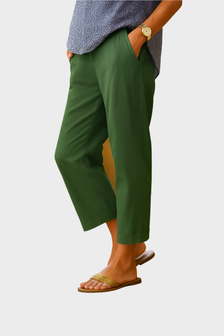 Ljetne hlače od lana i pamuka