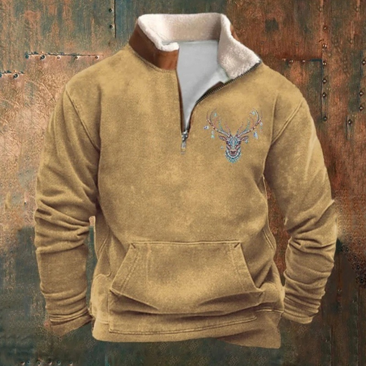 PIERRE™ | Pulover s 1/4 patentnim zatvaračem za udobnost i eleganciju