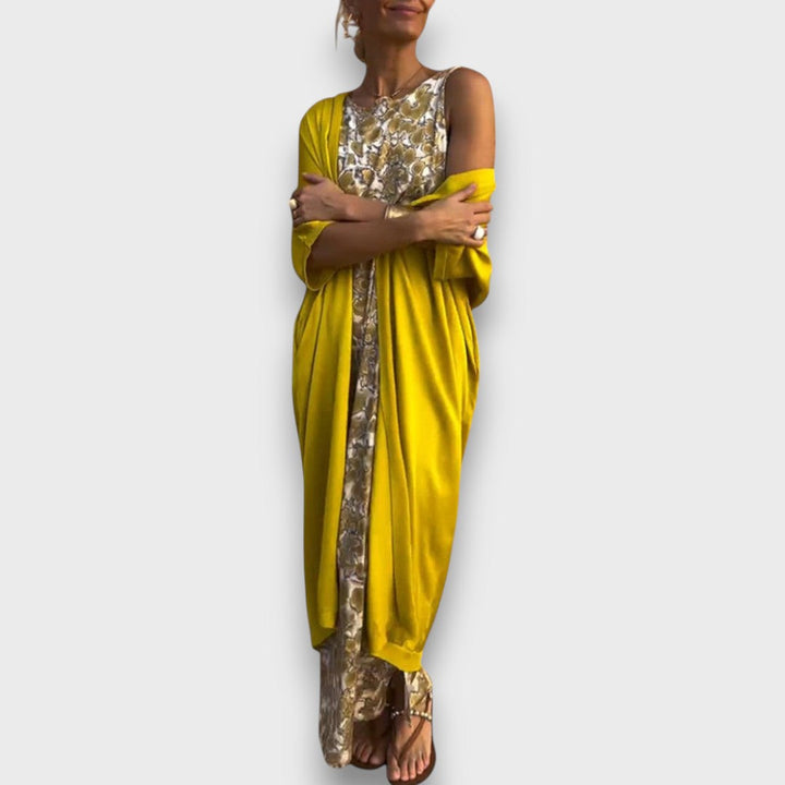 Haljina s vestom od kardigana