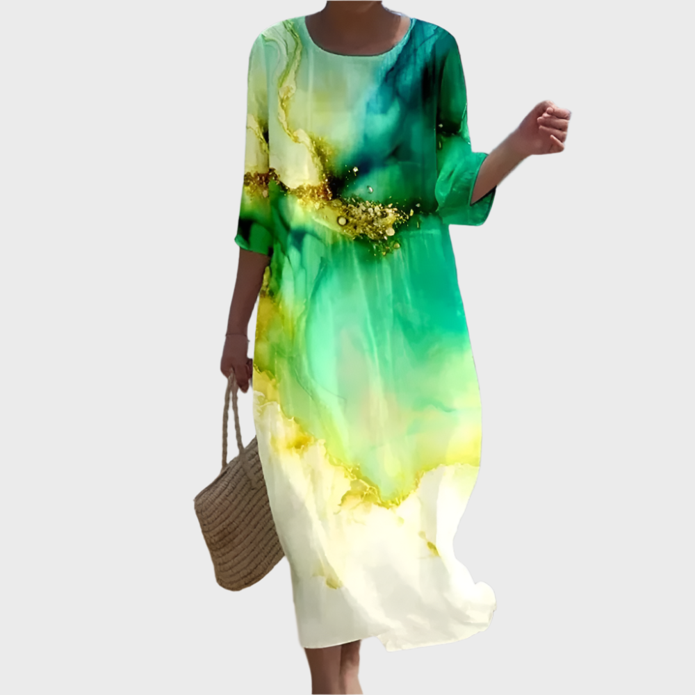 Prozračno haljina s prekrivanjem