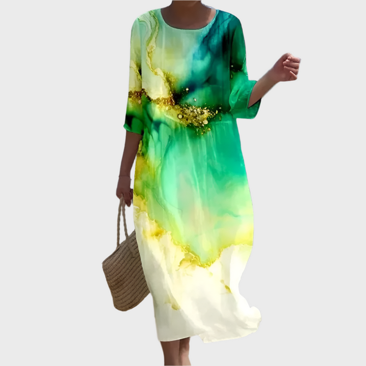 Prozračno haljina s prekrivanjem