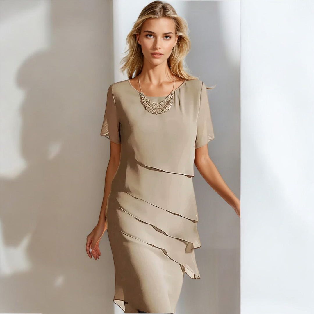 Elegantno šifonsko haljina