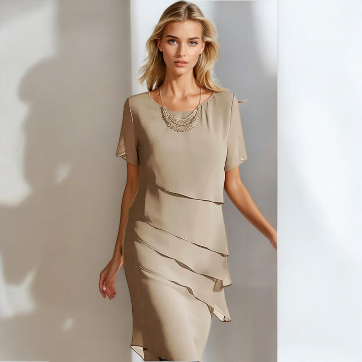 Elegantno šifonsko haljina