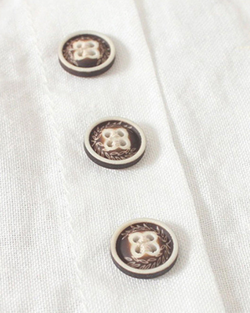 Kratki rukav Traper Košulja s gumbima