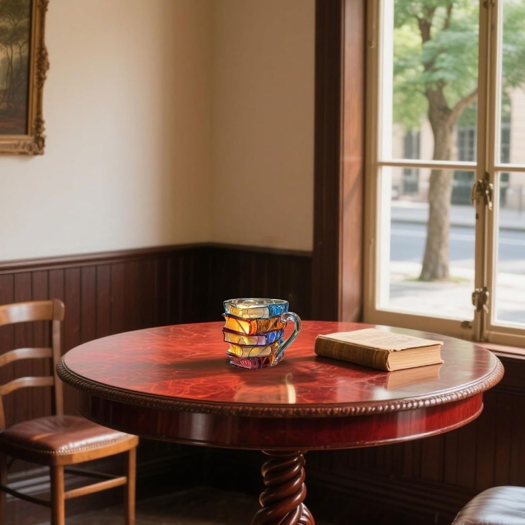 Amélie - Ručno izrađeni 3D šalica u obliku knjige