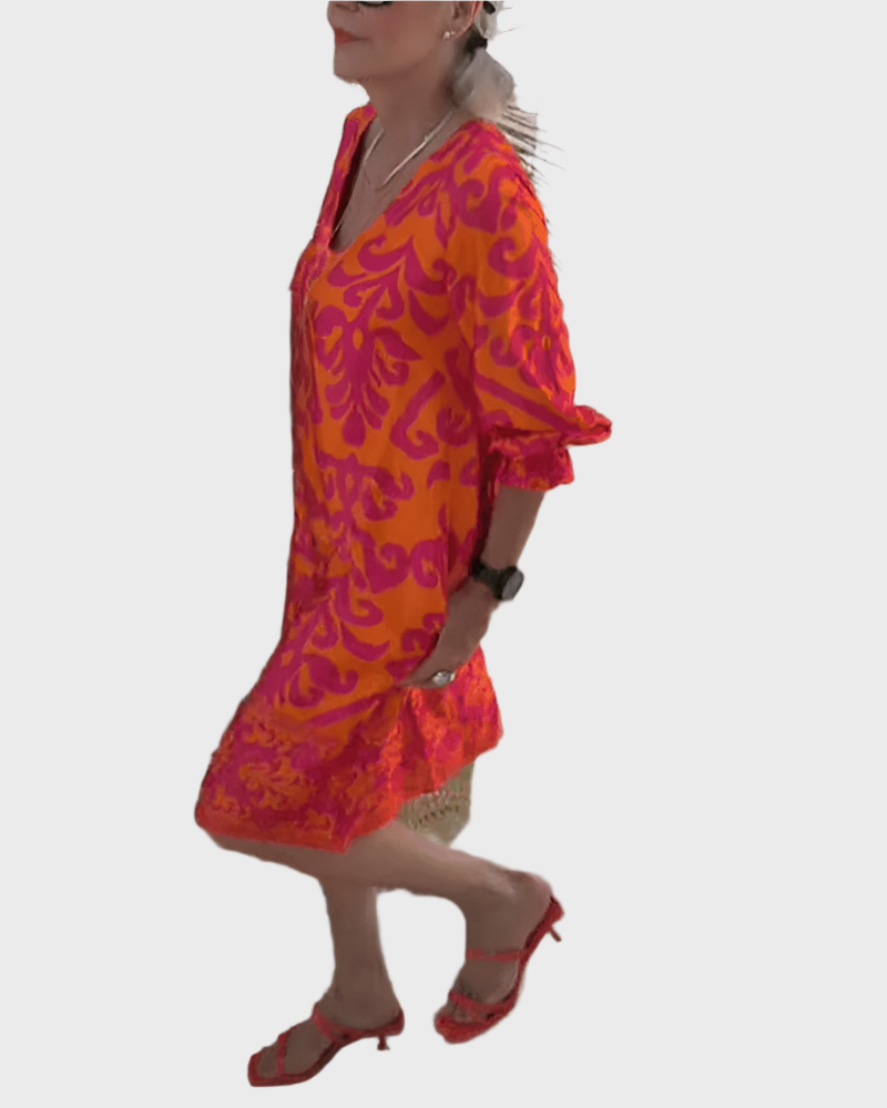 Midi cvjetna haljina