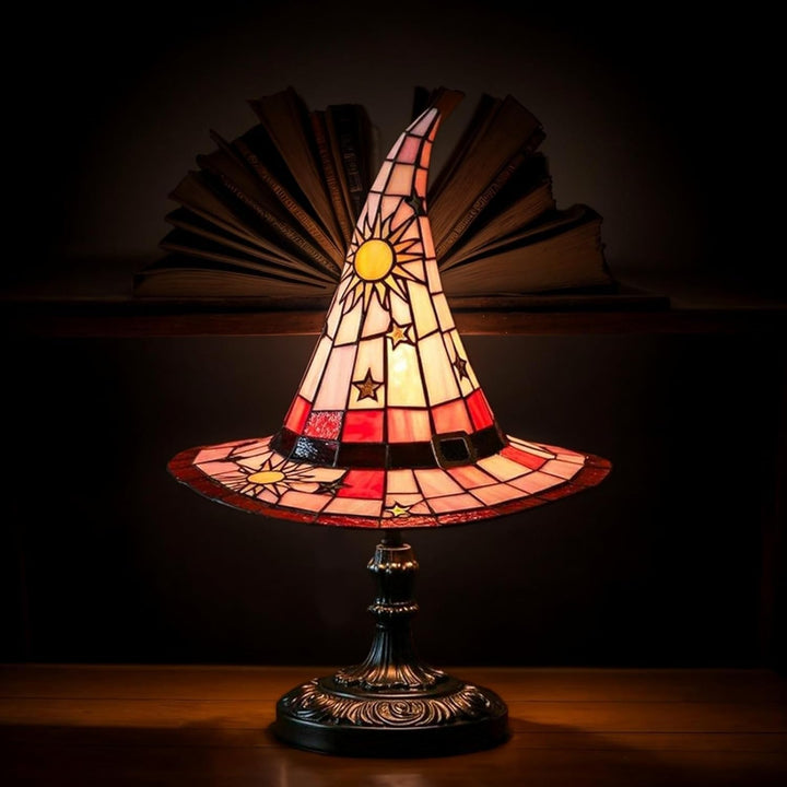 Čarobnjački šešir - Lampa u vitražima