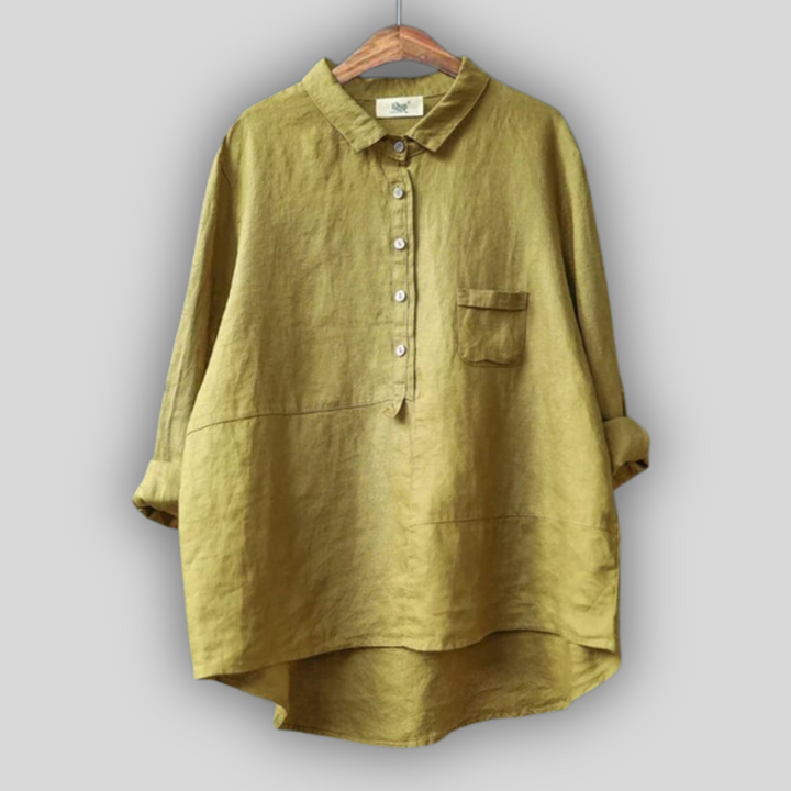 Zelena Lina bluza jednostavnost