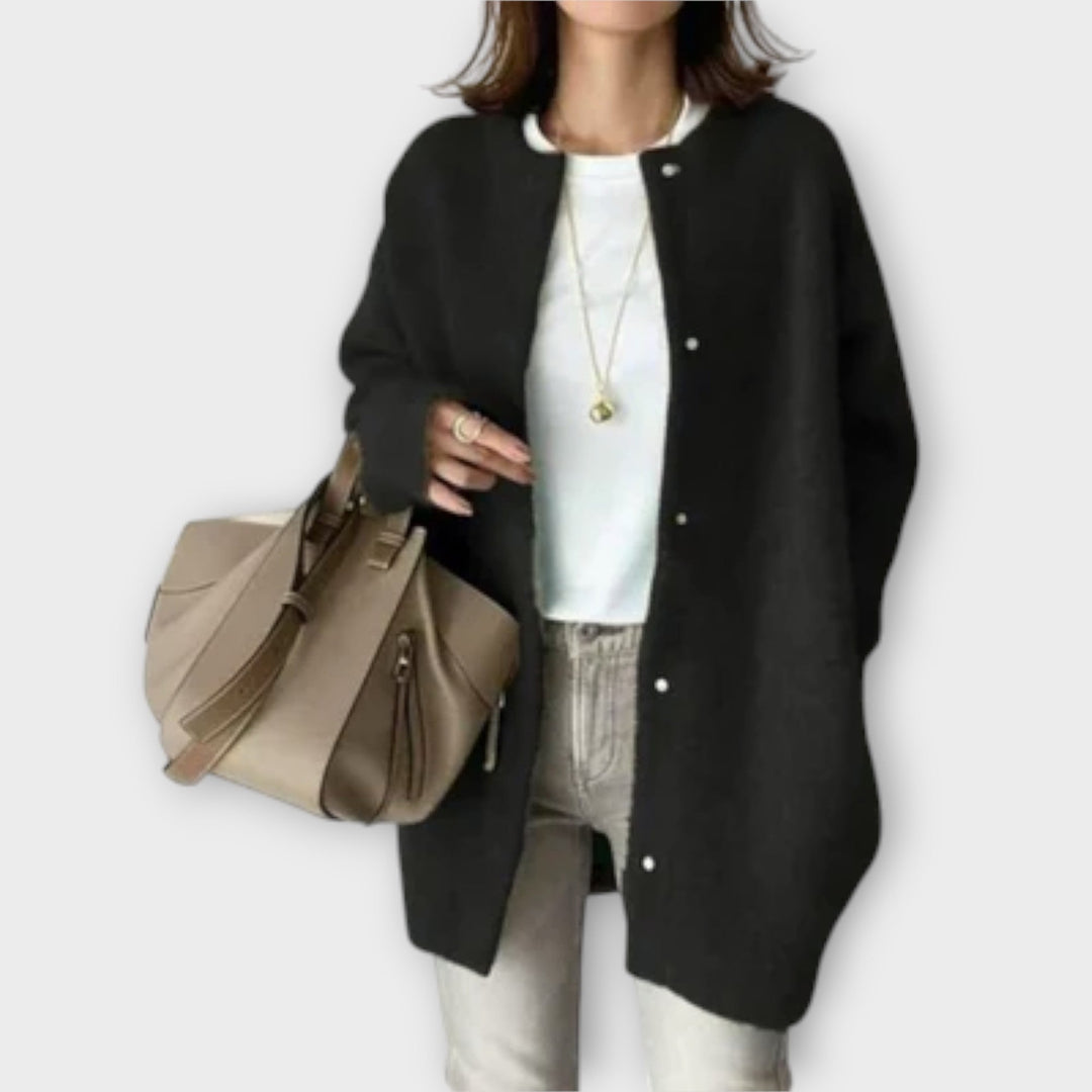 Lilly - Elegantna Vuna Džemper Jakna