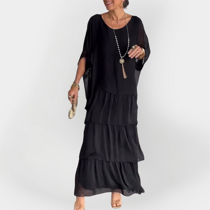 Suknja s plisiranjem i efektom dvostruke slojevitosti