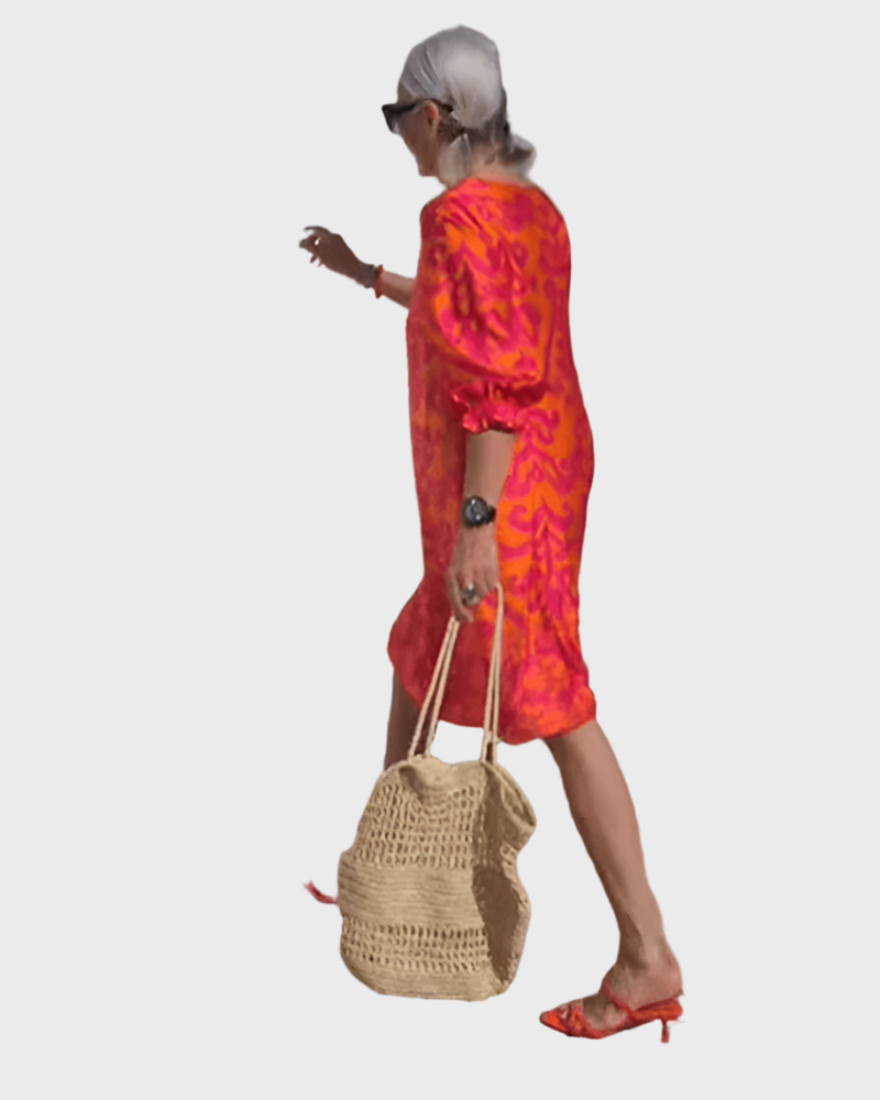 Midi cvjetna haljina