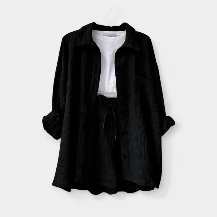 Dvoslojni Ljetni Komplet Top i Šorc