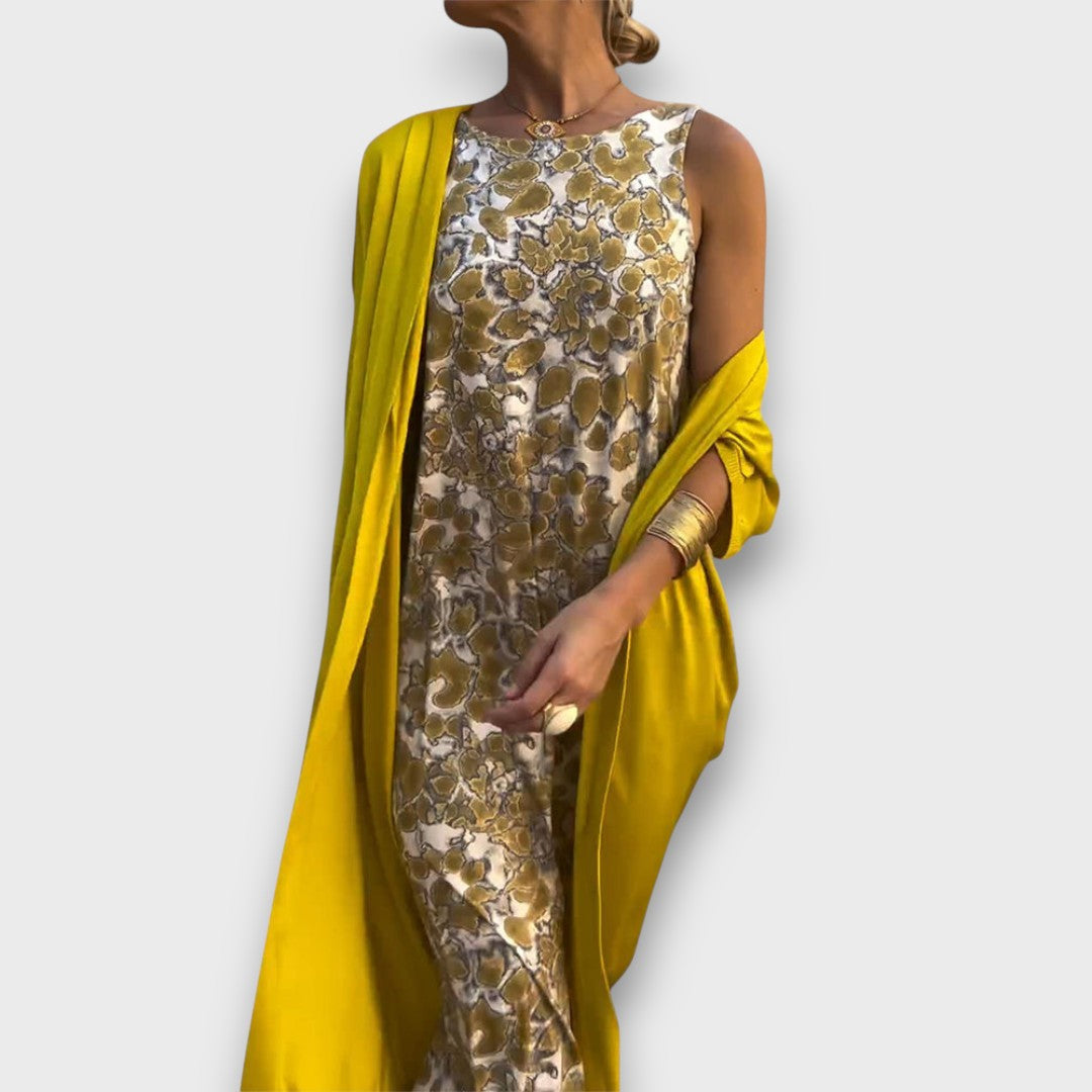 Haljina s vestom od kardigana