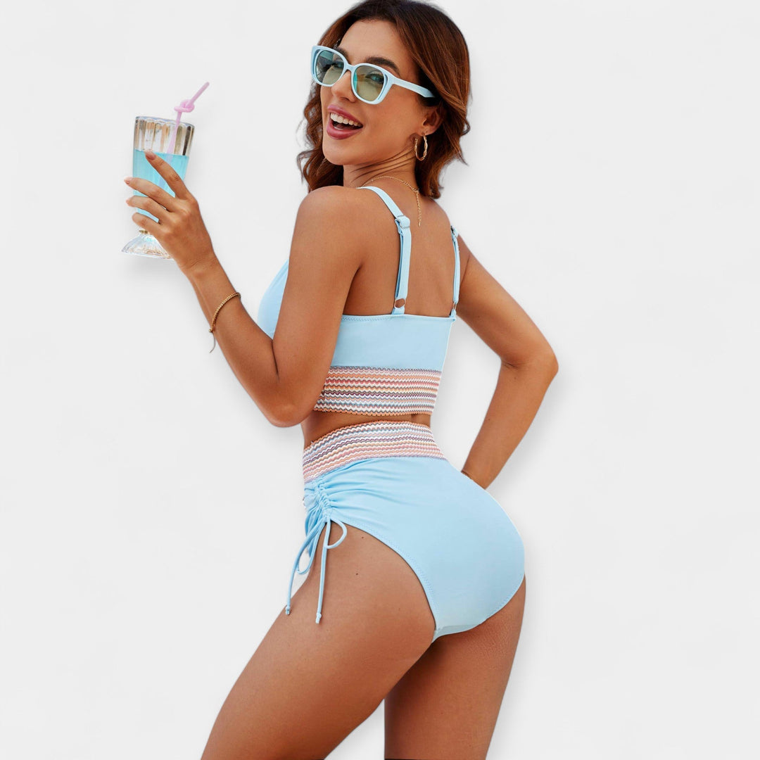 Visoki struk bikini s umetcima