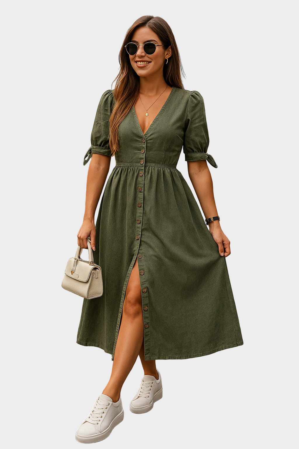 Prijenosna traper haljina