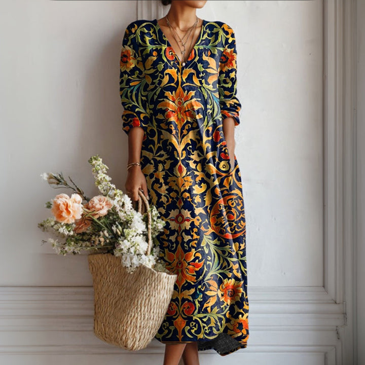 Vintage Etno Stil Haljina za Unikatni Izgled