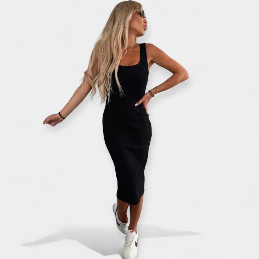 Set midi haljina s bomber jaknom