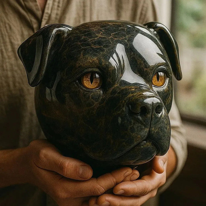 Crni pas - Mistična statua crnog psa