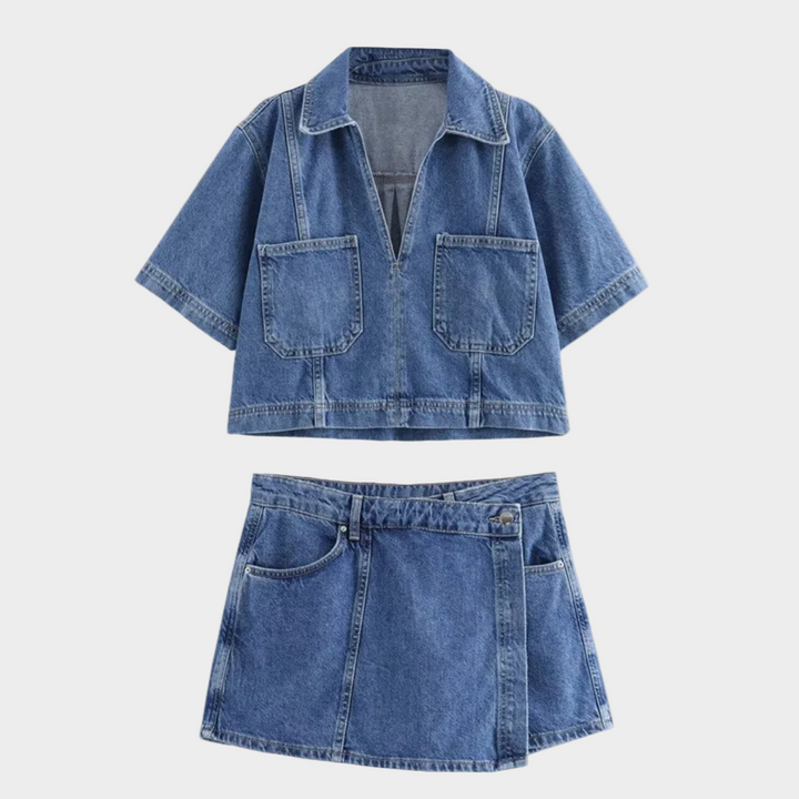 Kompleto traperica s V-izrezom