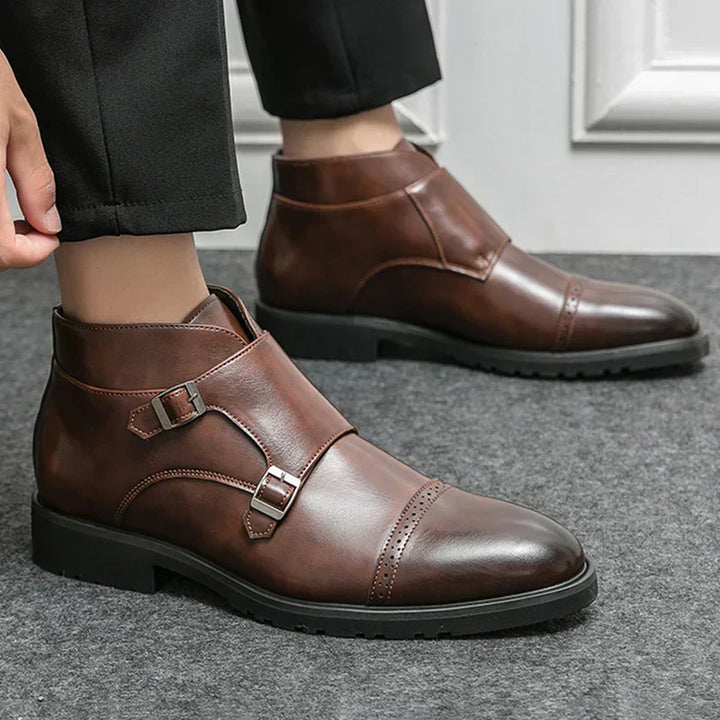 Parker | Dvostruke Monk-strap čizme od umjetne kože